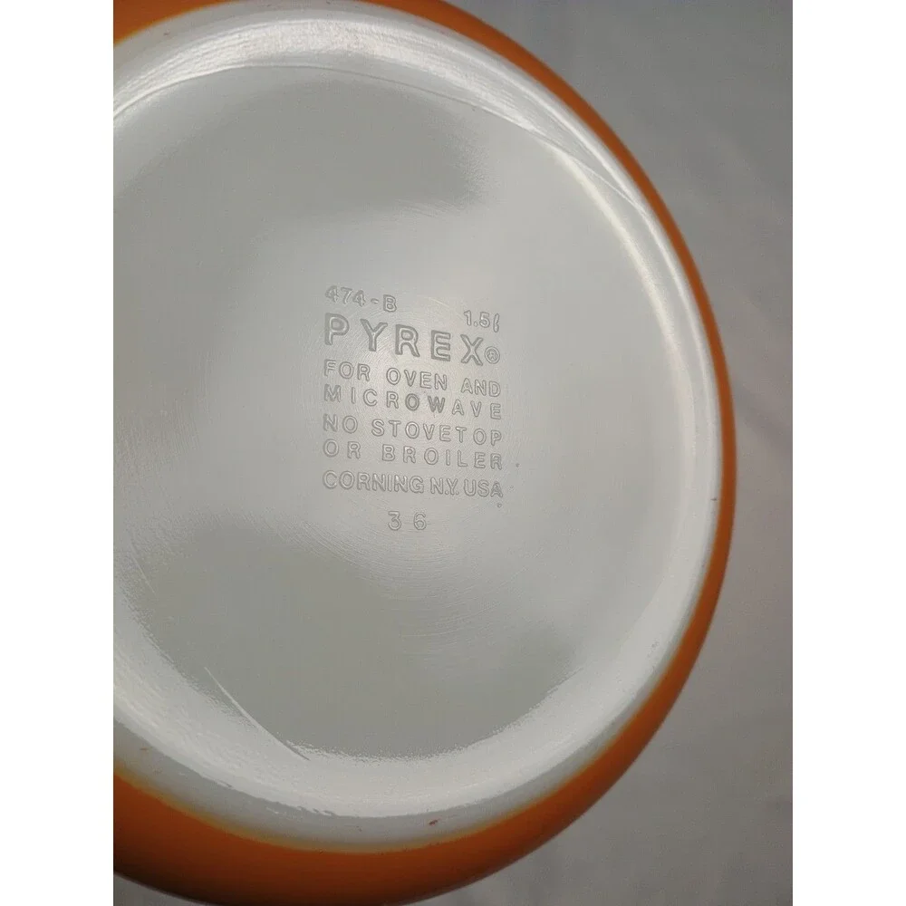 Vintage Pyrex Butterfly Gold Casserole Set 473-B 474-B With Lids No DWD Shiny